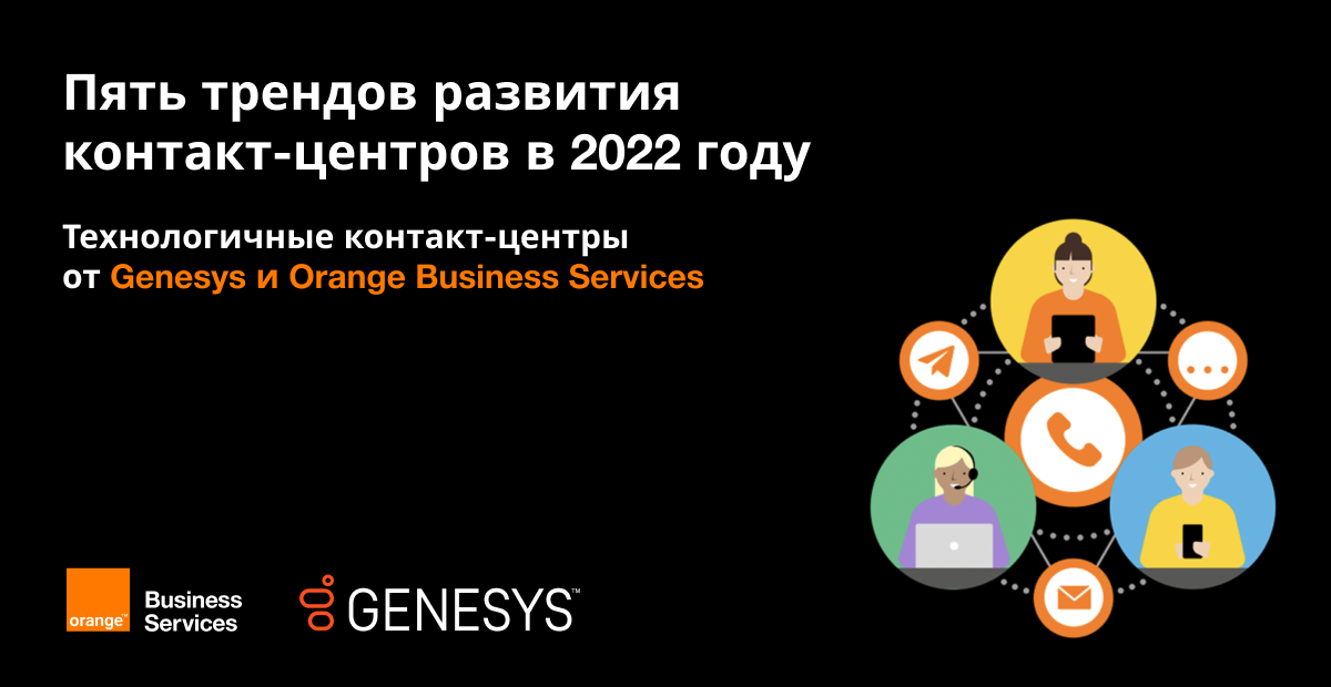 Пять трендов развития контакт-центров в 2022 году